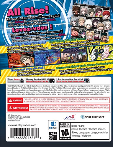 Danganronpa 2: Goodbye Despair - (PSV) PlayStation Vita [Pre-Owned] Video Games NIS America   