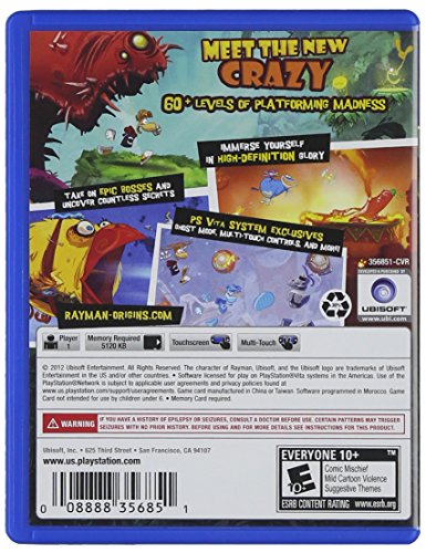 Rayman Origins - (PSV) PlayStation Vita Video Games Ubisoft   