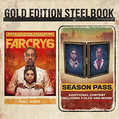 Far Cry 6 Gold Steelbook Edition - PlayStation 4 Video Games Ubisoft   