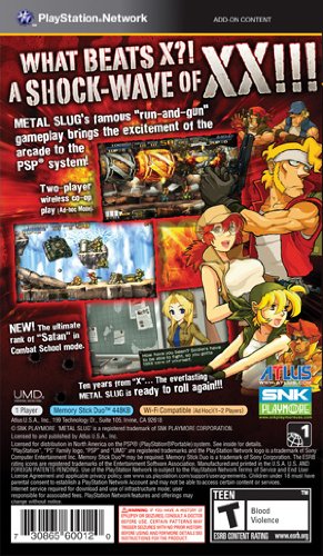 Metal Slug XX - Sony PSP Video Games Atlus   
