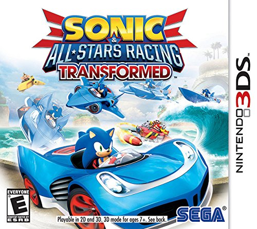 Sonic & All-Stars Racing Transformed - Nintendo 3DS Video Games Sega   