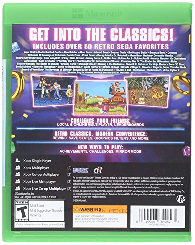 SEGA Genesis Classics - (XB1) Xbox One Video Games SEGA   