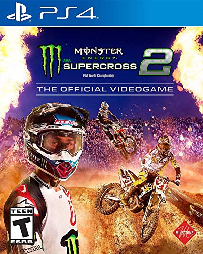 Monster Energy Supercross 2 The Official Videogame - (PS4) PlayStation 4 Video Games Milestone   