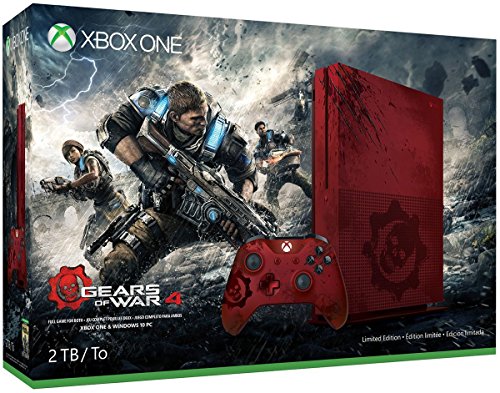 Microsoft Xbox One S Console (2 TB Gears of War 4 Limited Edition) - (XB1) Xbox One Consoles Microsoft   