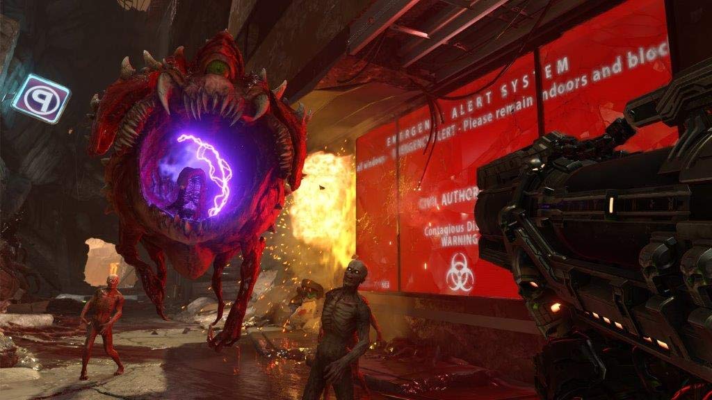 Doom Eternal - (PS4) PlayStation 4 Video Games Bethesda   