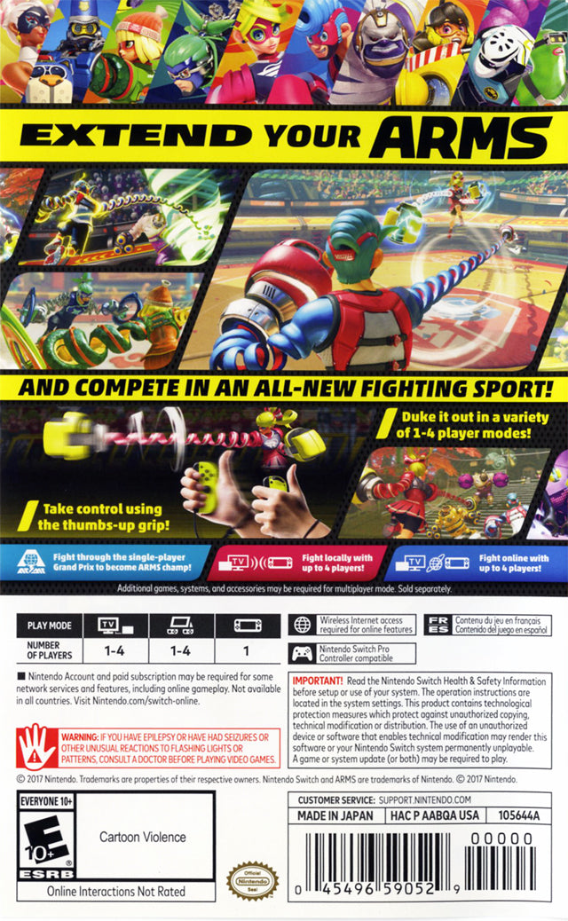 ARMS - (NSW) Nintendo Switch [Pre-Owned] | J&L Game