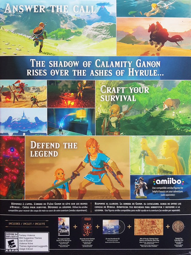 The Legend of Zelda: Breath of the Wild (Special Edition) - Nintendo Switch Video Games Nintendo   