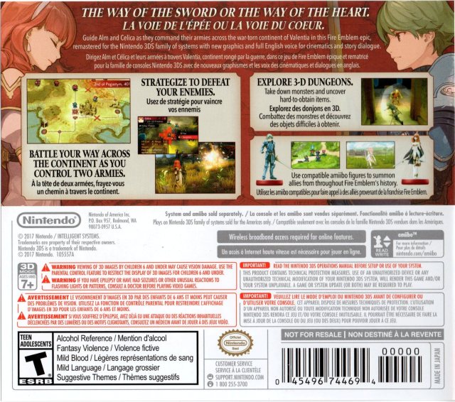 Fire Emblem Echoes: Shadows of Valentia - Nintendo 3DS [Pre-Owned] Video Games Nintendo   