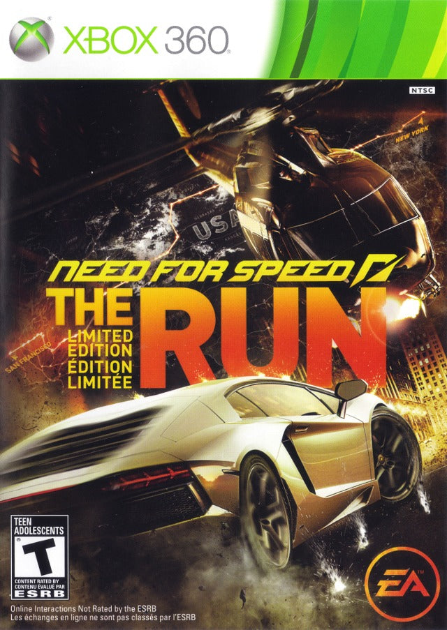 Need For Speed: The Run (Limited Edition) - Xbox 360 Video Games Electronic Arts   