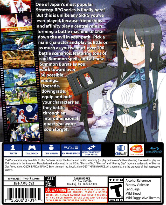 Summon Night 6 Lost Borders - (PS4) PlayStation 4 Video Games Bandai Namco Games   