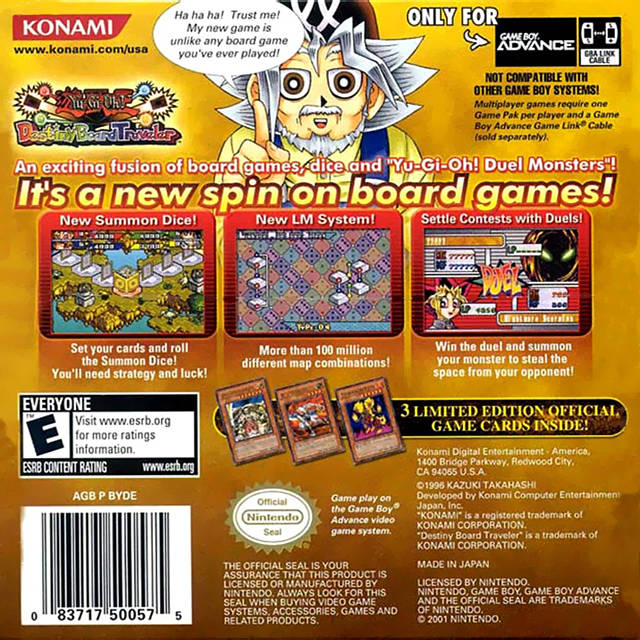 Yu-Gi-Oh Destiny Board Traveler - Game Boy Advance Yu-Gi-Oh Destiny Board Traveler - Game Boy Advance