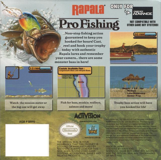 Rapala Pro Fishing - (GBA) Game Boy Advance [Pre-Owned] Video Games Activision   