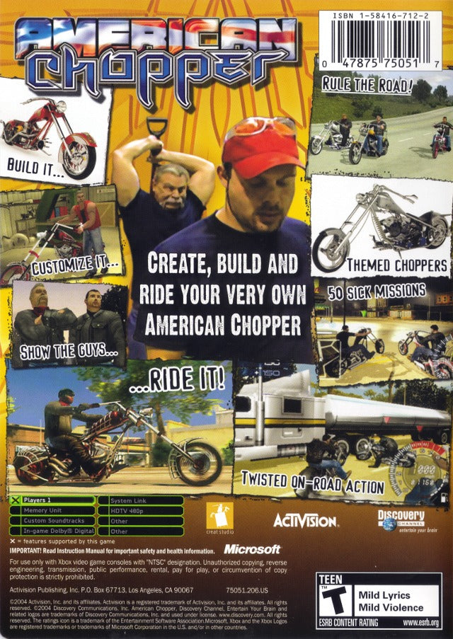 American Chopper - (XB) Xbox Video Games Activision Value   