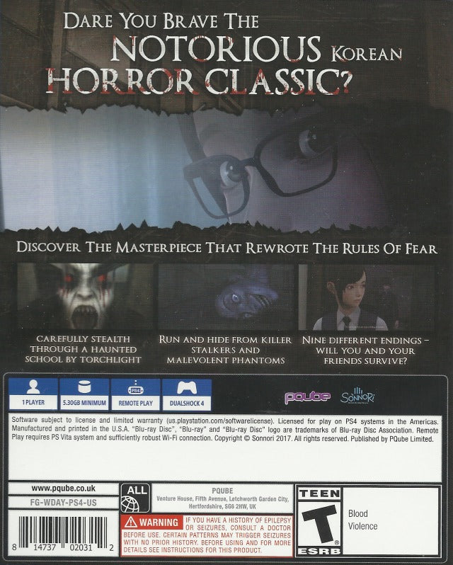 White Day: A Labyrinth Named School - (PS4) PlayStation 4 Video Games PQube   