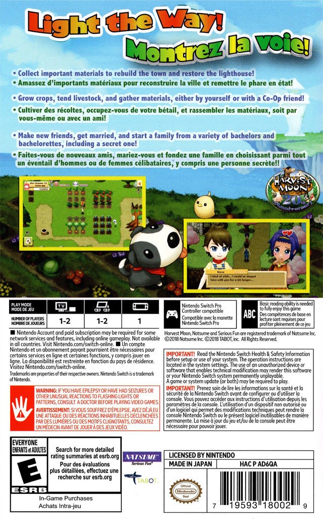 Harvest Moon: Light of Hope Special Edition - (NSW) Nintendo Switch [Pre-Owned] Video Games Natsume   