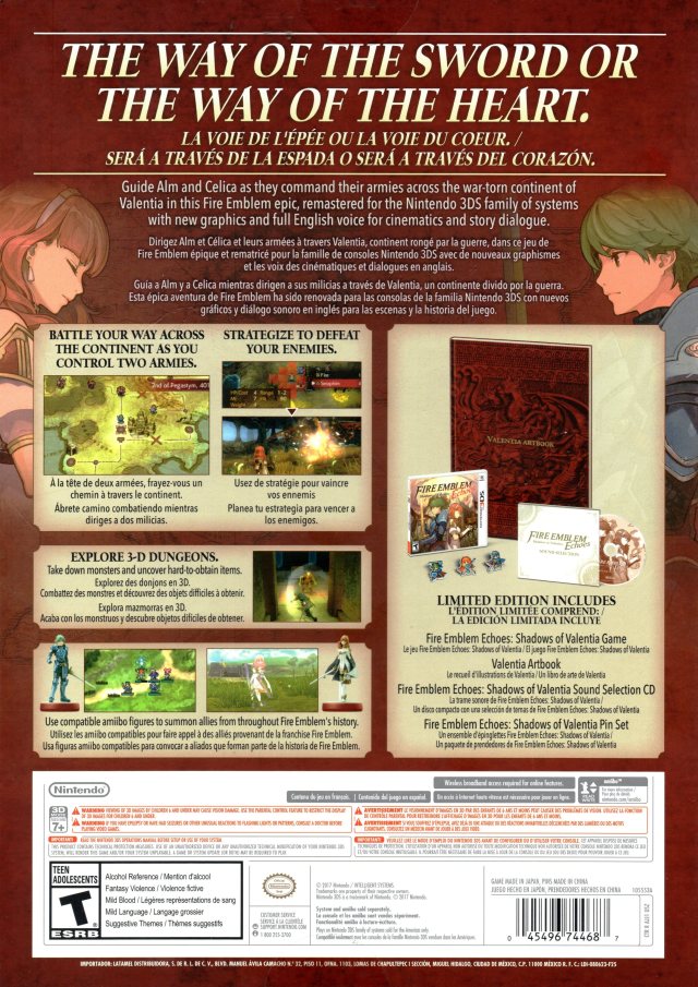 Fire Emblem Echoes: Shadows of Valentia (Limited Edition) - Nintendo 3DS [Pre-Owned] Video Games Nintendo   