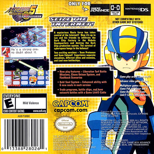 Mega Man Battle Network 5: Team Protoman - (GBA) Game Boy Advance Video Games Capcom   