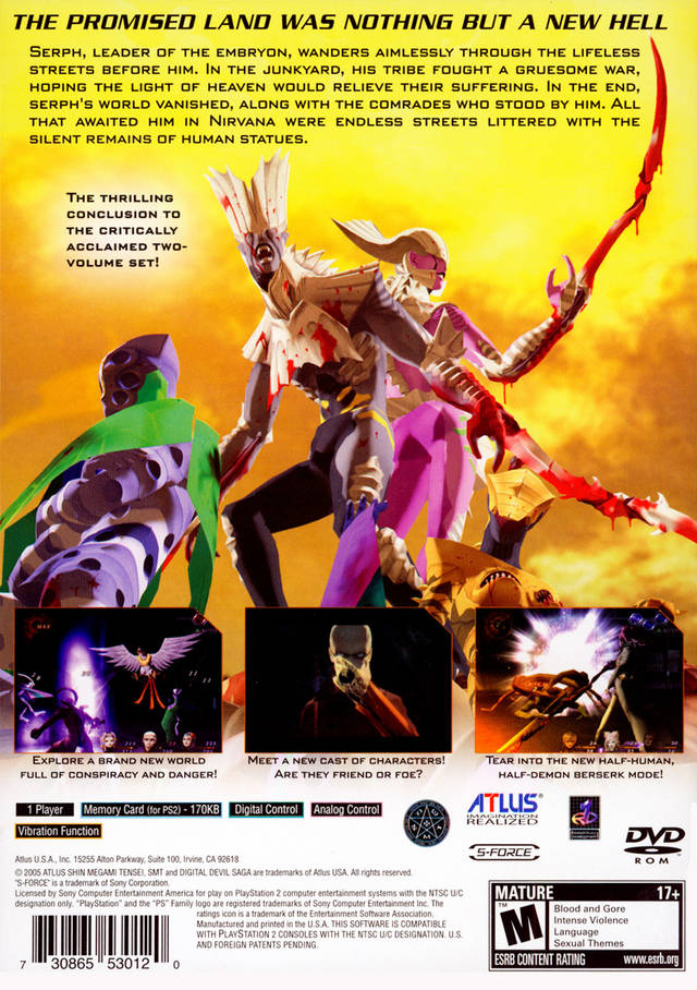 Shin Megami Tensei: Digital Devil Saga 2 - (PS2) PlayStation 2 [Pre-Owned] Video Games Atlus   