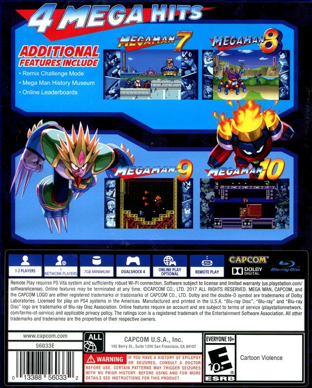 Mega Man Legacy Collection 2 - PlayStation 4 Video Games Capcom   