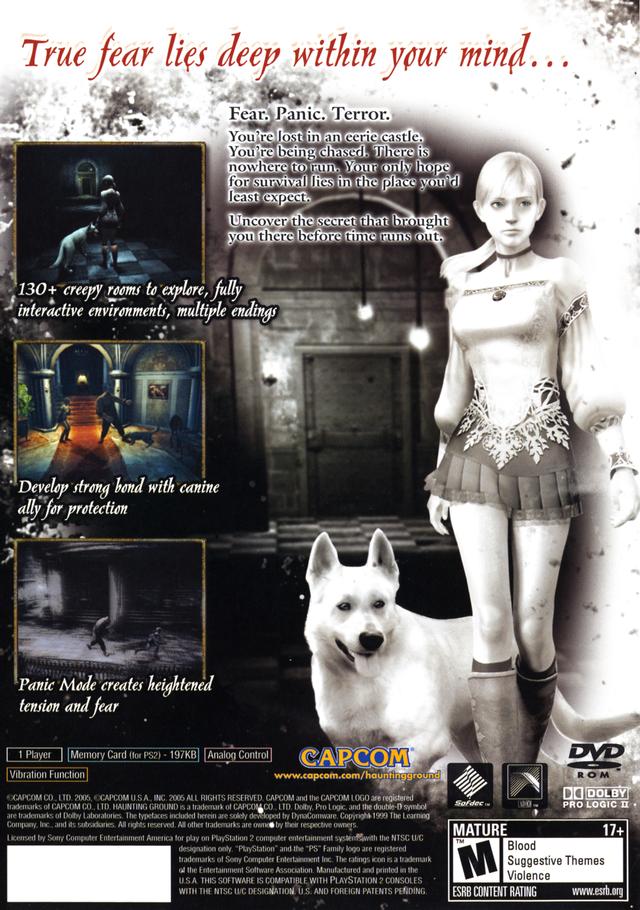 Haunting Ground - (PS2) PlayStation 2 [Pre-Owned] Video Games Capcom   