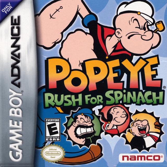 Popeye: Rush for Spinach - (GBA) Game Boy Advance [Pre-Owned] Video Games Namco   