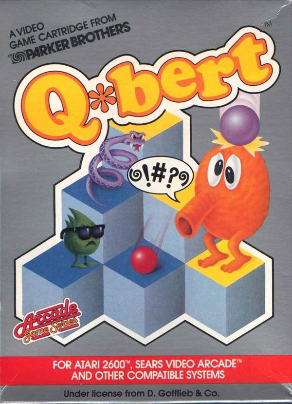 Q*Bert (Parker Brothers) - Atari 2600 [Pre-Owned] Video Games Parker Brothers   