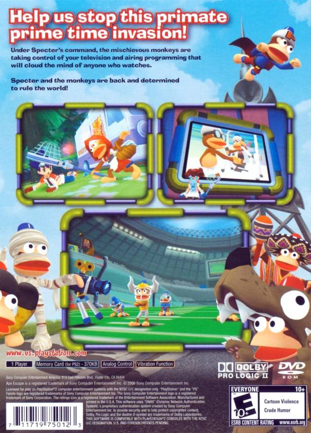 Ape Escape 3 - (PS2) PlayStation 2 [Pre-Owned] Video Games SCEA   