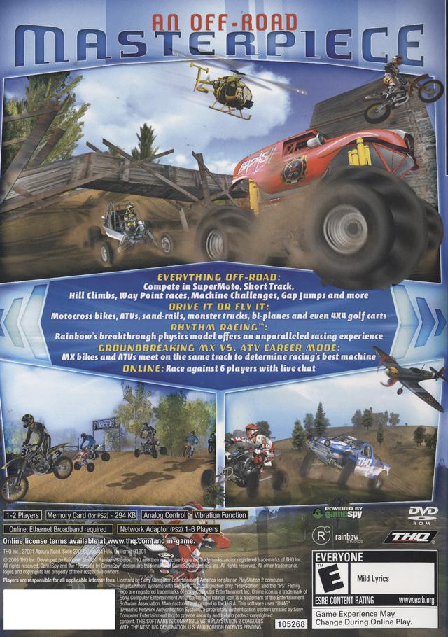 MX vs. ATV Unleashed - (PS2) PlayStation 2 [Pre-Owned] Video Games THQ   