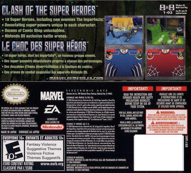 Marvel Nemesis: Rise of the Imperfects - (NDS) Nintendo DS [Pre-Owned] Video Games EA Games   