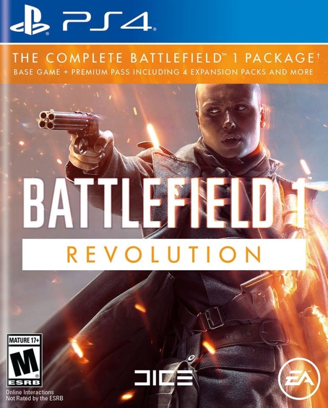 Battlefield 1: Revolution - (PS4) PlayStation 4 Video Games Electronic Arts   