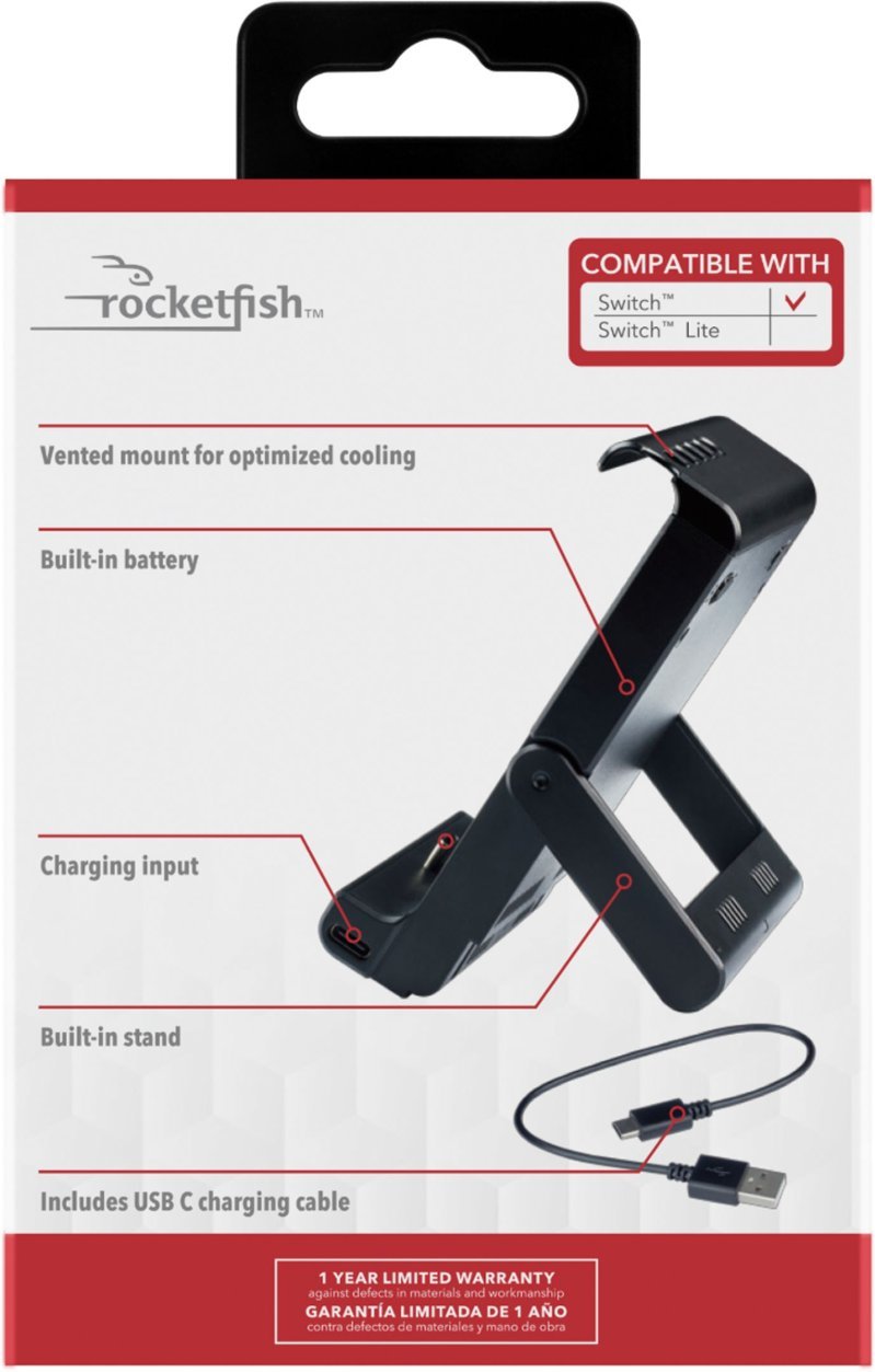 Rocketfish Extended Battery Pack (5000 mAh) - (NSW) Nintendo Switch Accessories Rocketfish   