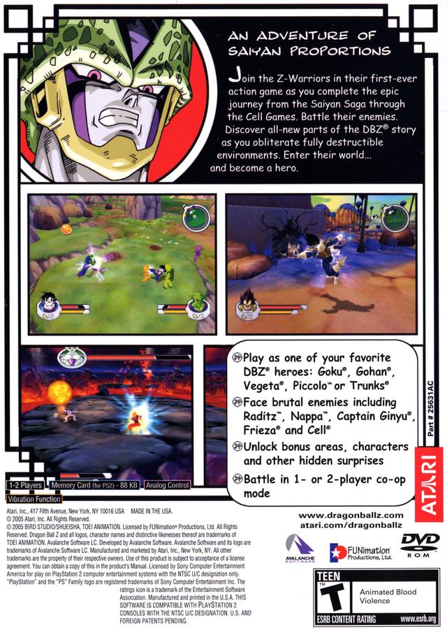 Dragon Ball Z: Sagas - (PS2) PlayStation 2 [Pre-Owned] Video Games Atari SA   