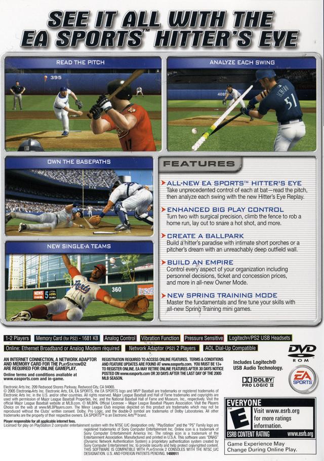 MVP Baseball 2005 - (PS2) PlayStation 2 [Pre-Owned] Video Games EA Sports   