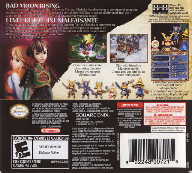 Final Fantasy Crystal Chronicles: Ring of Fates - (NDS) Nintendo DS [Pre-Owned] Video Games Square Enix   