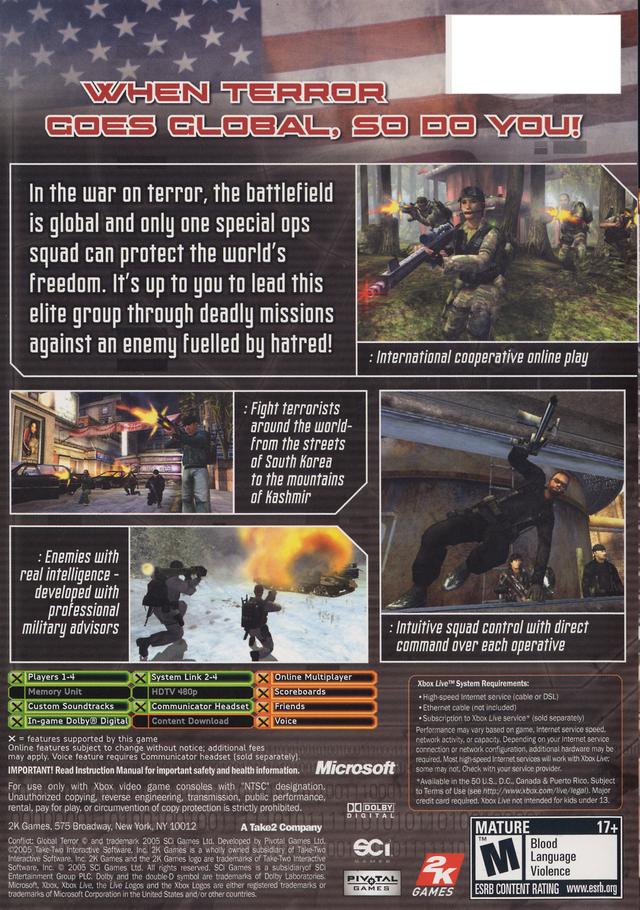 Conflict: Global Terror - (XB) Xbox [Pre-Owned] Video Games 2K Games   