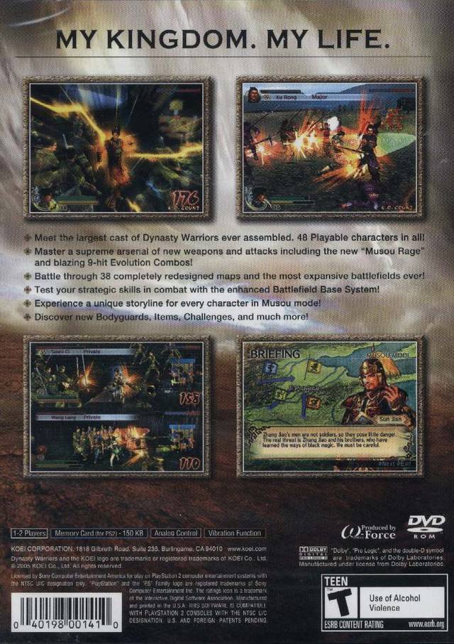 Dynasty Warriors 5 - (PS2) PlayStation 2 [Pre-Owned] Video Games Koei   