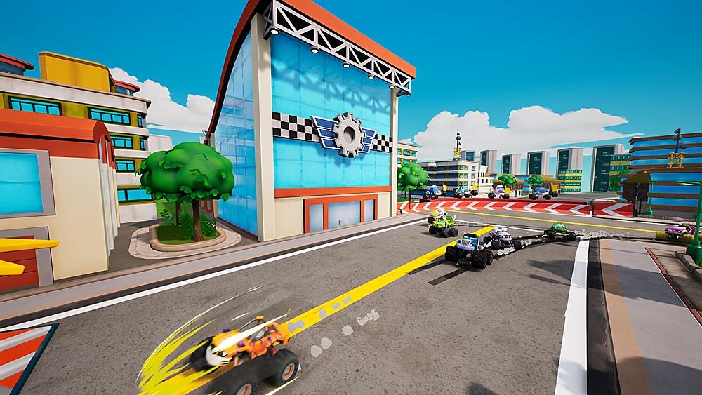 Blaze and the Monster Machines: Axle City Racers - (NSW) Nintendo Switch [UNBOXING] Video Games Outright Games   
