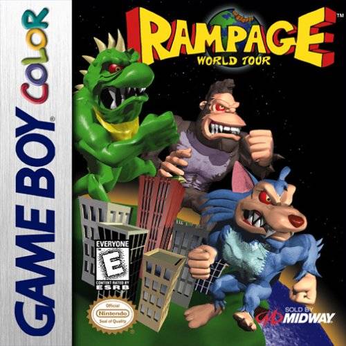 Rampage: World Tour - (GBC) Game Boy Color [Pre-Owned] Video Games Midway   