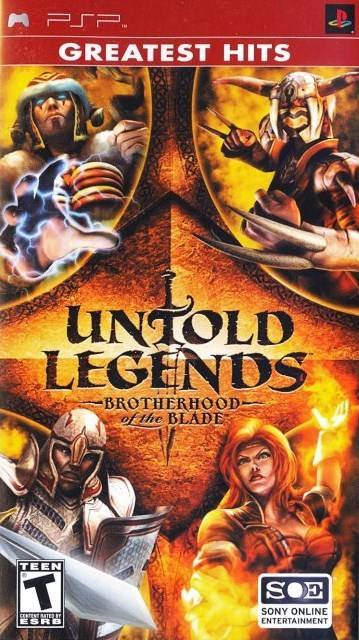 Untold Legends: Brotherhood of the Blade (Greatest Hits) - Sony PSP Video Games Sony Online Entertainment   