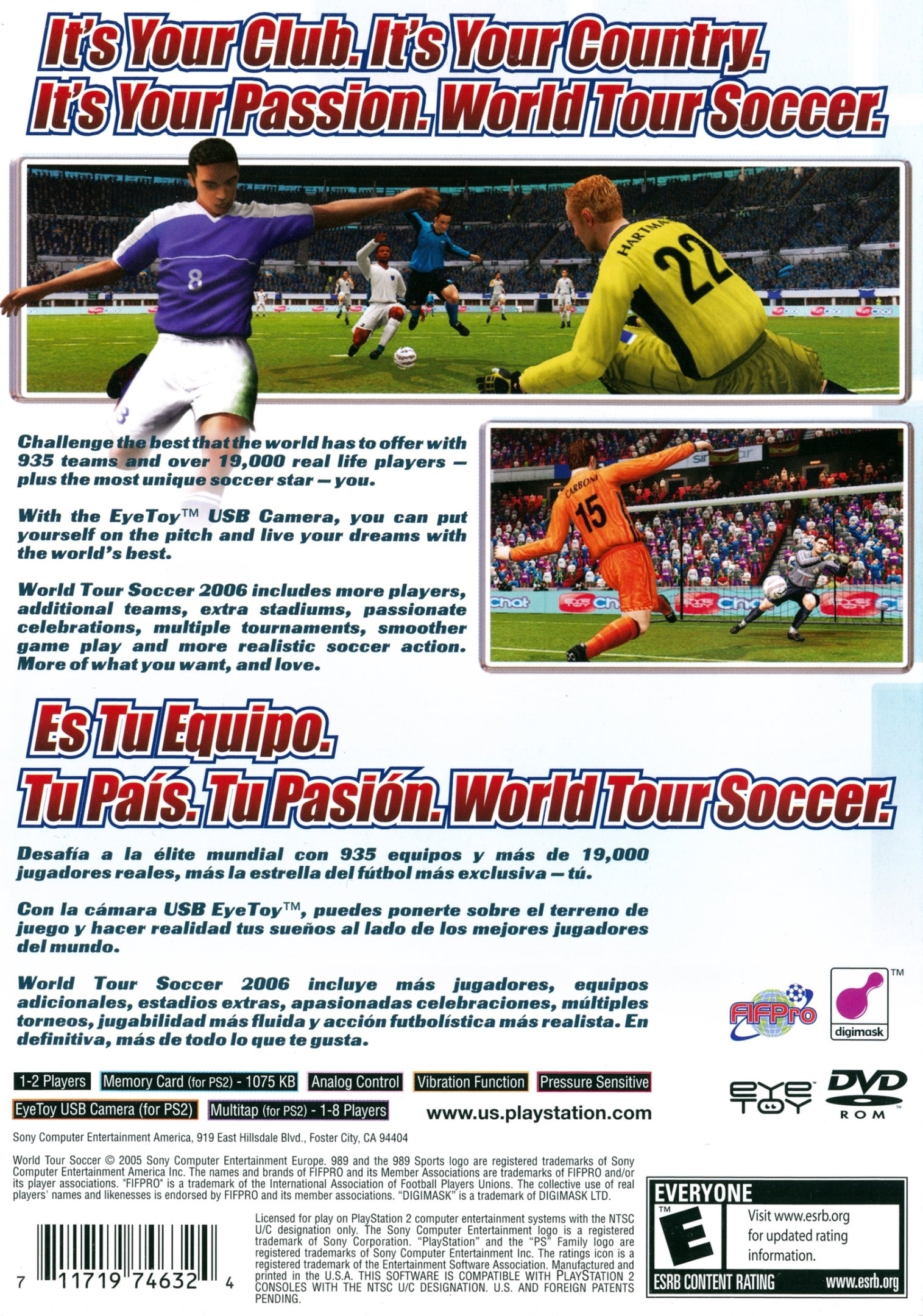 World Tour Soccer 2006 - (PS2) PlayStation 2 [Pre-Owned] Video Games SCEA   