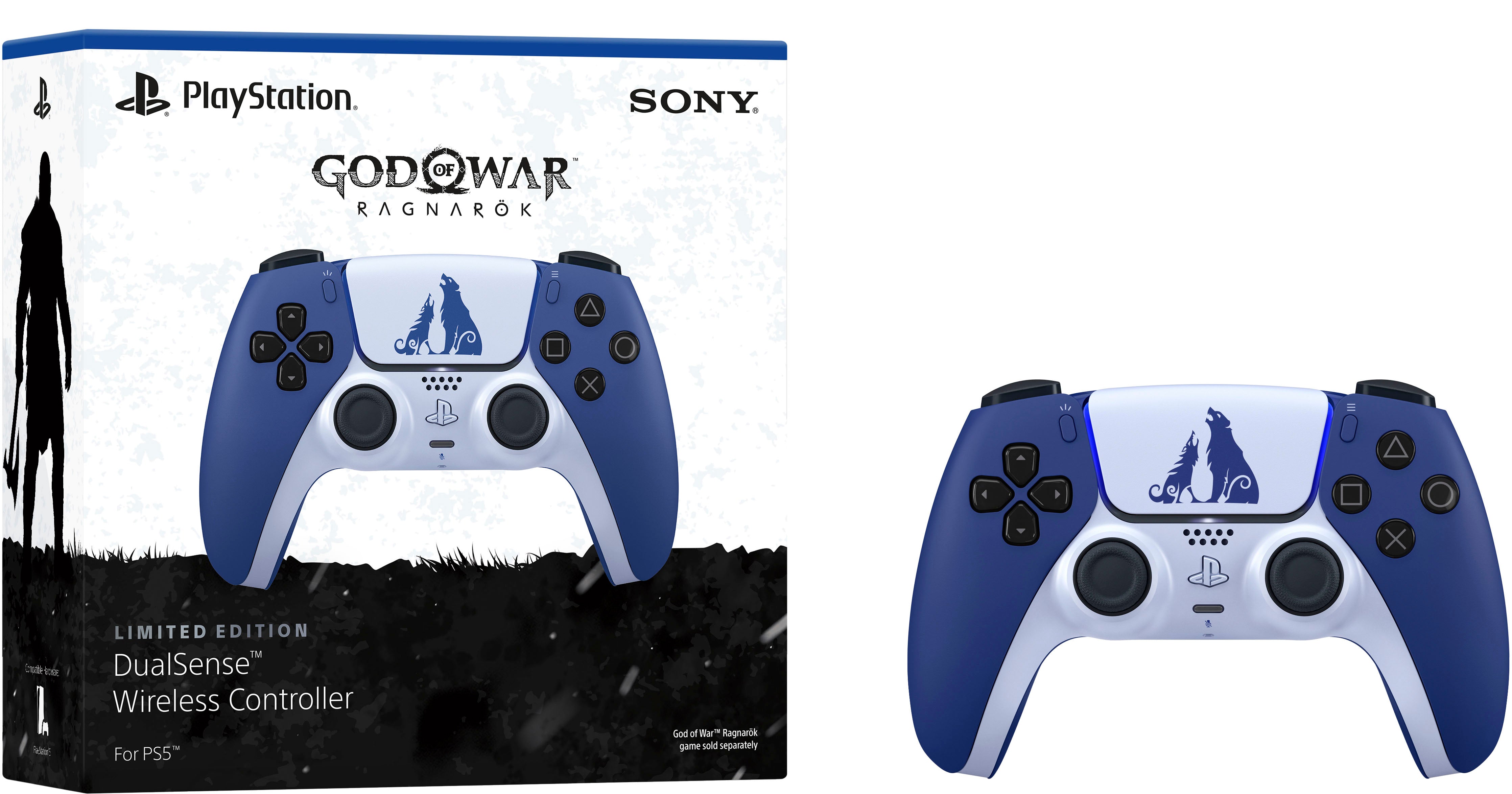SONY PlayStation 5 DualSense Wireless Controller (God of War: Ragnarok Limited Edition) - (PS5) PlayStation 5 Accessories PlayStation   