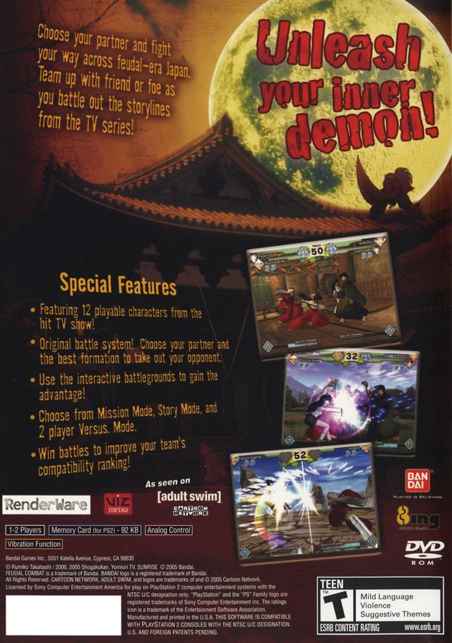 Inuyasha: Feudal Combat - (PS2) PlayStation 2 [Pre-Owned] Video Games Majesco   