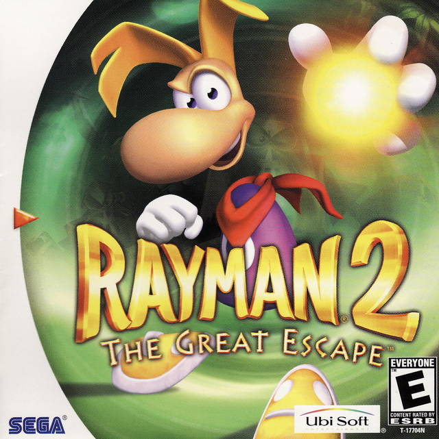 Rayman 2: The Great Escape - (DC) SEGA Dreamcast Video Games Ubisoft
