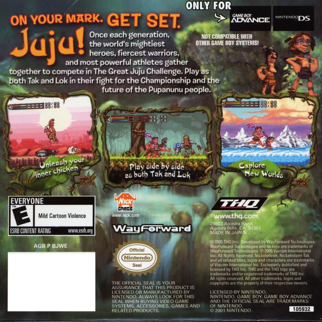 Tak: The Great Juju Challenge - (GBA) Game Boy Advance Video Games THQ   