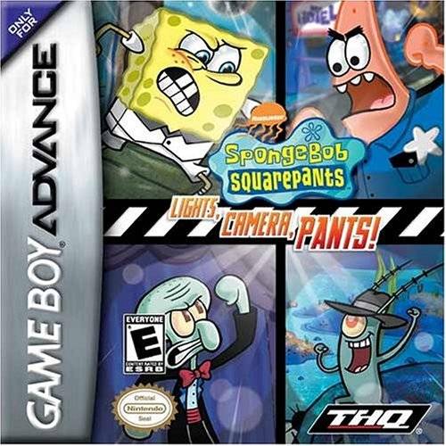 SpongeBob SquarePants: Lights, Camera, Pants! - (GBA) Game Boy Advance Video Games THQ   