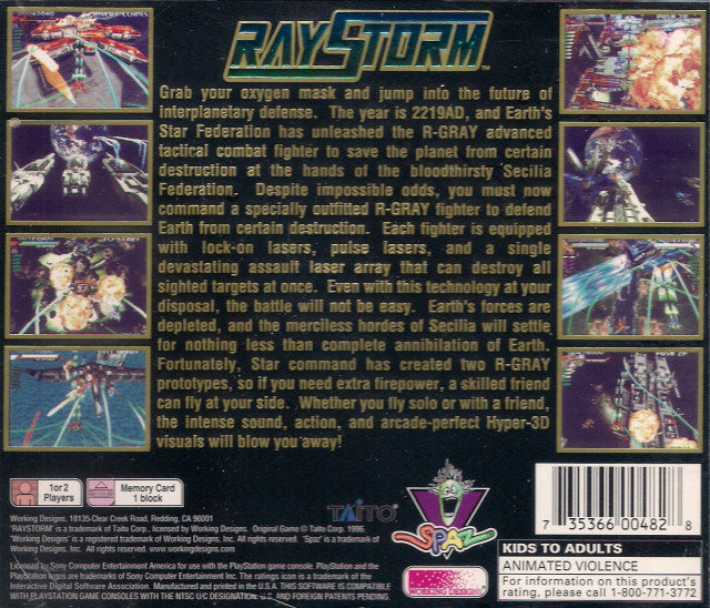 RayStorm - (PS1) PlayStation 1 [Pre-Owned] Video Games Working Designs   