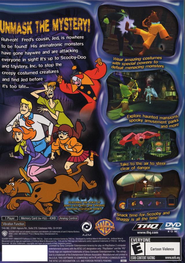 Scooby-Doo! Unmasked - (PS2) PlayStation 2 [Pre-Owned] Video Games THQ
