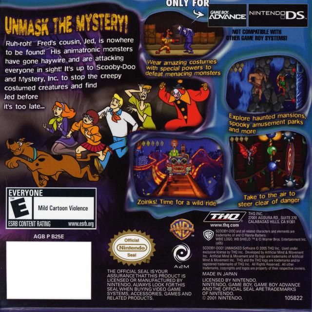 Scooby-Doo! Unmasked - (GBA) Game Boy Advance [Pre-Owned] Video Games THQ   