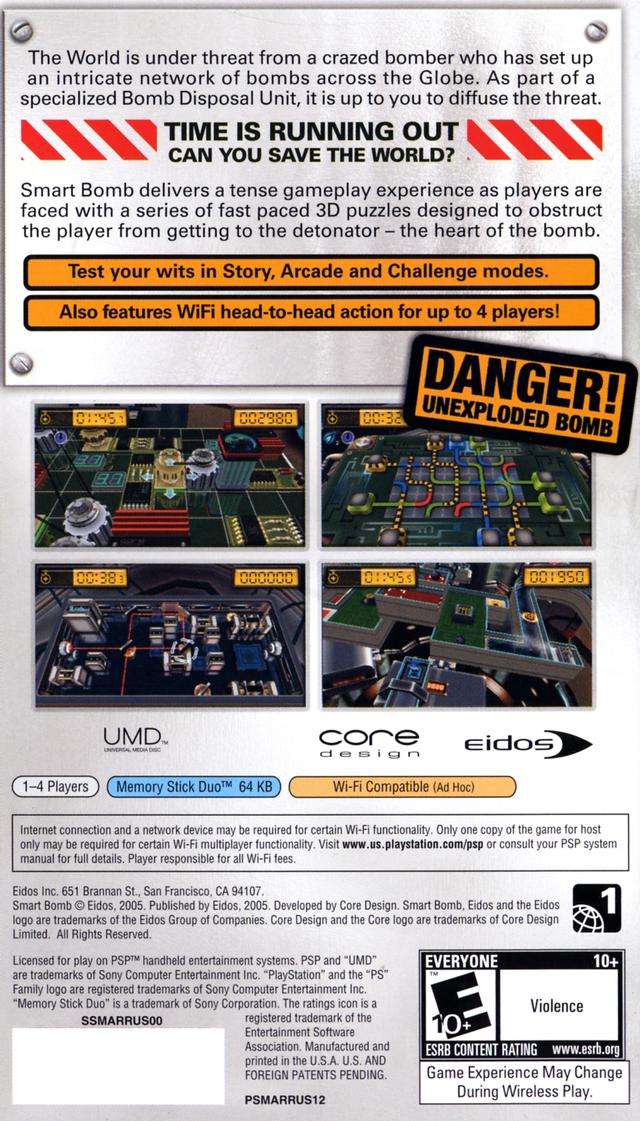 Smart Bomb - Sony PSP Video Games Eidos Interactive   