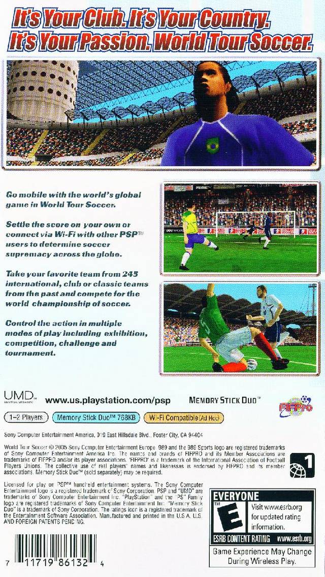 World Tour Soccer - Sony PSP [Pre-Owned] Video Games SCEA   